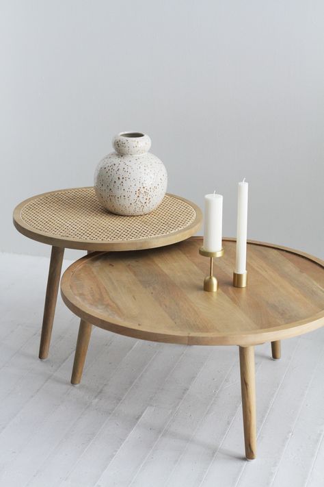 A&c Homestore, Center Table Decoration, Scandi Coffee Table, Coffee Table Boho, Living Room Center Table, Boho Coffee Table, Minimal Coffee, Minimal Coffee Table, Trendy Coffee Table