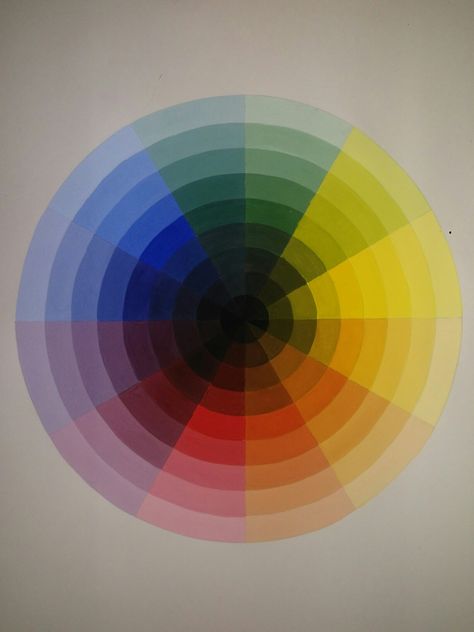 Monochromatic Color Wheel, Color Wheel Design Creative, Color Wheel Design, Color Wheel Art, Color Theory Art, Art Gouache, Glass Photography, Wheel Art, Monochromatic Color Scheme