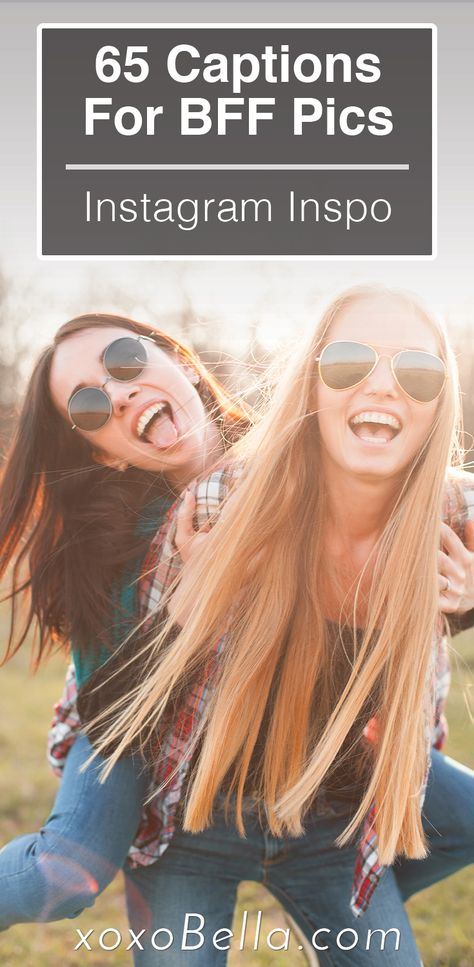 Two women having fun posing for a photo. We Captions Instagram, Crazy Best Friend Captions, Bff Ig Captions Best Friends, Captions For Selfie With Best Friend, Hashtag For Friends, Funny Best Friend Quotes For Instagram, Sassy Best Friend Captions, Best Friends Ig Captions, Insta Quotes For Friends