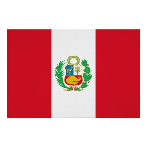 Patriotic poster with Flag of Peru - peru gift Patriotic Posters, Peru Flag, Shop Poster, Patriotic Gifts, Activity Games, Custom Posters, Personalized Custom, Peru, Framed Prints