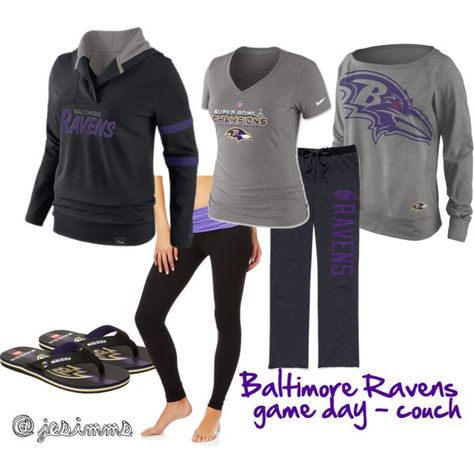 Baltimore Ravens: Game Day - Couch Friday Outfit, Future Clothes, I Feel Pretty, Gameday Outfit, Baltimore Ravens, Game Time, Feel Pretty, Comfy Fashion, Baltimore Orioles