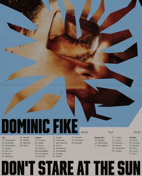 Dominic Fike Sunburn Poster, Dominic Fike Poster Prints, Dominic Fike Poster, Douglas Sirk, Dominic Fike, Dorm Posters, Tour Posters, Photo Wall Collage, Band Posters