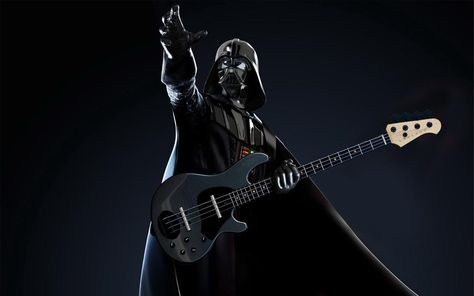 Darth Vader Guitar, Pinball Art, May The Fourth Be With You, All About That Bass, Dark Vador, Saints And Sinners, Star Wars Jokes, Star Wars 2, Music Ed