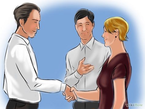 How to Introduce People: 7 Steps (with Pictures) - wikiHow Conversation Pictures, Professional Etiquette, Picture Of A Person, Proper Etiquette, Life Skills Class, Human Pictures, Good Introduction, Self Pictures, Thriving Business