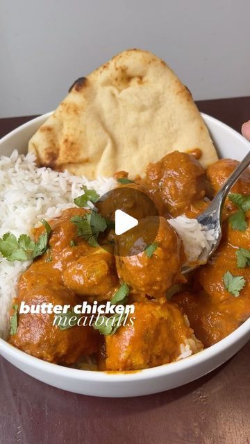 Erin Antoniak | BUTTER CHICKEN MEATBALLS 🫶🏻 new!!! i’m so excited to share this incredibly delicious recipe with you. these meatballs are creamy,... | Instagram Butter Chicken Meatballs, Erin Lives Whole, 2024 Meals, Butter Chicken Recipe Indian, Butter Chicken Recipe, Perfect Dinner, Chicken Meatballs, Eat Real Food, Butter Recipe