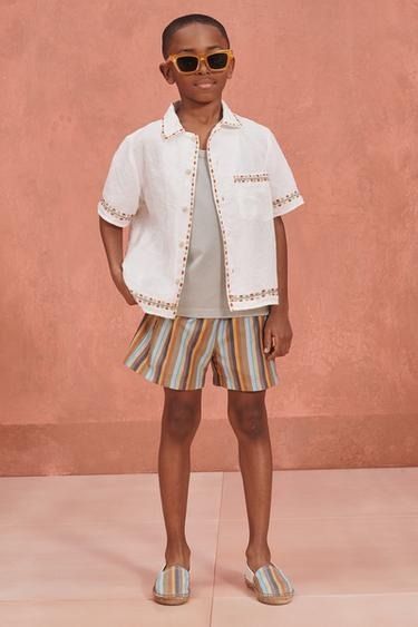 Zara Studio Girls Editorial | ZARA United States Child Reference, Fashion Show Poster, Retro Tropical, Body Con Dress Outfit, Boys Wear, Kids Collection, Zara Kids, Quarter Zip Sweatshirt, Kids Style