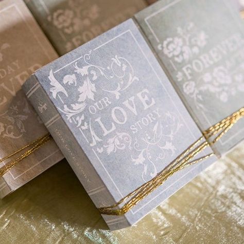 A Book Loving Couple's Dream: 33 Inspirational Photos for a Literary Wedding -Beau-coup Blog Disney Wedding Favors, Country Wedding Favors, Book Favors, Literary Wedding, Creative Wedding Favors, Vintage Bridal Shower, Wedding Favors Cheap, Unique Favors, Favors Diy