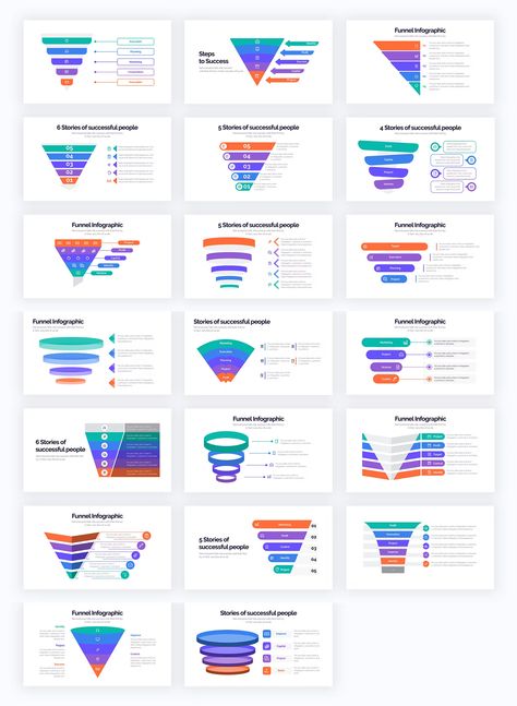 Business Funnel Infographics Template AI Marketing Funnel Infographic, Funnel Graphic Design, Funnel Design Ideas, Funnel Design Inspiration, Business Infographic Templates, Funnel Graphic, Funnel Infographic, Website Announcement, Business Funnel