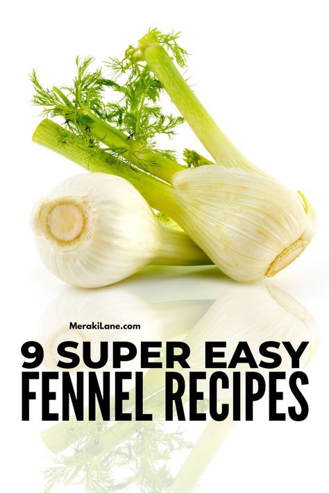 9 Easy Fennel Recipes for Digestion and Weight Management | Fennel offers so many health benefits - it's rich in nutrients, improves digestive health, relieves constipation, reduces acid reflux and heartburn, regulates blood sugar levels, and more. In this post, we share tips and hacks to help you learn how to cook with fennel, and we've also curated our best anti-inflammatory fennel recipes for weight loss. Fennel Root Recipes, How To Cook Fennel Recipes, Recipe With Fennel, Recipes Using Fennel Bulb, How To Cook Fennel, How To Use Fennel, What To Do With Fennel, Recipes For Digestion, Recipes With Fennel