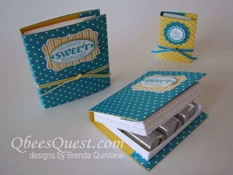 Hershey Nugget, Book Tutorial, Candy Crafts, Candy Holder, Treat Holder, Craft Show Ideas, 3d Paper Crafts, Treat Boxes, Gift Card Holder