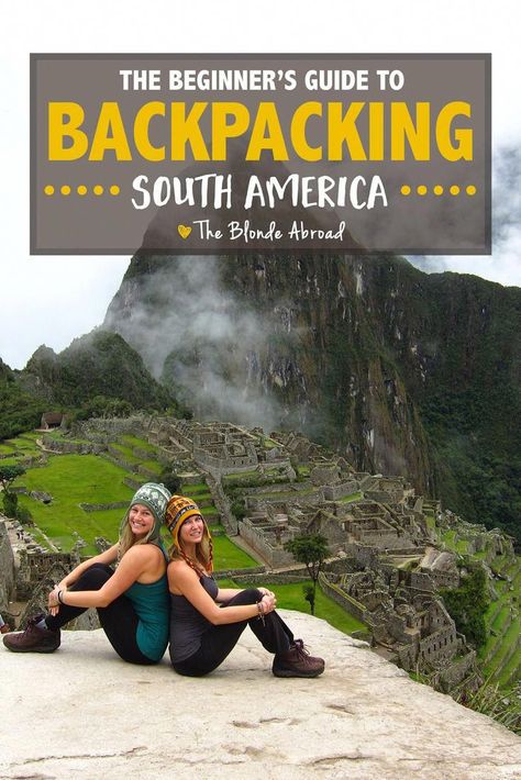 South America is a huge continent, but because of the diversity of the regions, exploring the Caribbean coast will be a very different experience than hiking in the Andes. Before setting out on a backpacking trip of the continent you'll want to do your research, and to find the destinations that you #backpackingideas Backpack South America, Beginner Backpacking, Backpacking For Beginners, Backpacking South America, South America Destinations, Wilderness Camping, Hiking Pictures, Be Dangerous, Backpacking Tips