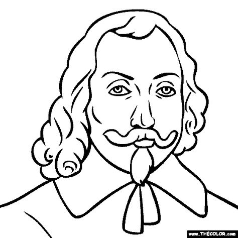 Samuel De Champlain Coloring Page Samuel De Champlain, Mike From Monsters Inc, Mike And Sulley, Lake Monsters, People Coloring Pages, Monster Coloring Pages, Creepy Monster, Disney Monsters, Online Coloring Pages