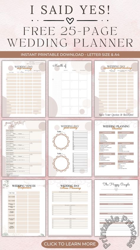 Plan your dream wedding stress-free with our FREE Wedding Planner Download! 🌸💍✨ 📥 Grab your copy today and get started on creating the perfect wedding day you've always imagined. 👉 How to access your FREE Wedding Planner: 1. Click Pin 2. Enter your email address 3. Check your inbox for instant download 4. Get ready to organize, budget, and plan your dream wedding effortlessly! 💕 #WeddingPlanning #FreeDownload #DreamWedding Wedding Planning Checklist Printable Binder Free, Wedding Planning Guide Printable Free, Wedding Planning Book Planners, Simple Wedding Planner, Wedding Budget Planner Printable Free, Wedding Planner Checklist Free Printable, Budget Wedding Planner, Wedding Planning Checklist Printable Free, Wedding Planning List Free Printable