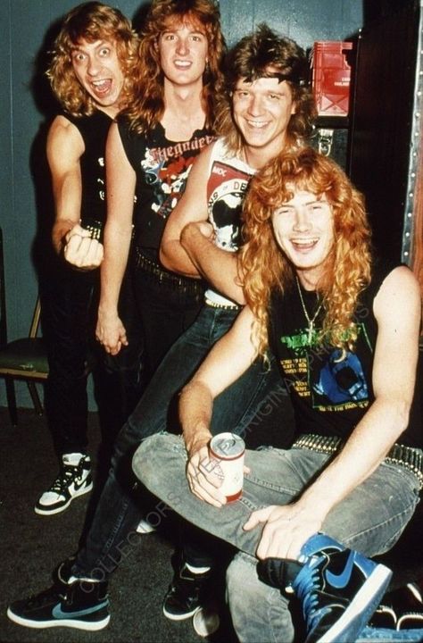 Nick Menza, Dave Mustaine, Fotografi Alam Semula Jadi, Heavy Metal Music, Band Photos, Mötley Crüe, Heavy Metal Bands, Thrash Metal, Black Sabbath