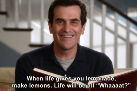 "WTF — why the face?"View Entire Post › Phil Dunphy Quotes, Modern Family Phil, Sitcoms Quotes, Modern Family Funny, Modern Family Quotes, Phil Dunphy, Quotes Icons, Yearbook Quotes, Senior Quotes