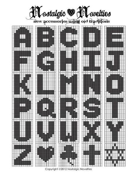 Crochet Alphabet Letters, Crochet Letters Pattern, Virkning Diagram, Alphabet Patterns, Crochet Alphabet, Crochet Letters, Crochet Patterns Filet, Alphabet Chart, Unique Cross Stitch