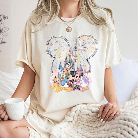 Comfort Colors® Mickey and Friend T-shirt, Disney Castle Shirt, Disneyland Shirt, Mickey and Minnie Shirt, Disney Vacation T-shirt - Etsy Castle Disney, Disneyland Shirt, Outfit Disney, Disney 2024, Minnie Shirt, Mickey Halloween, Disney Vacation Planning, Disneyland Shirts, Friends Tshirt