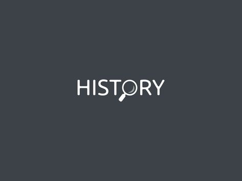 History Logo Design Ideas by Ahmed Rumon History Word Design, History Logo Design, History Channel Logo, Wordmark Logo Design, History Logo, Minimalist Logo Branding, Designer Branding, Elegant Logo Design, Trendy Logos