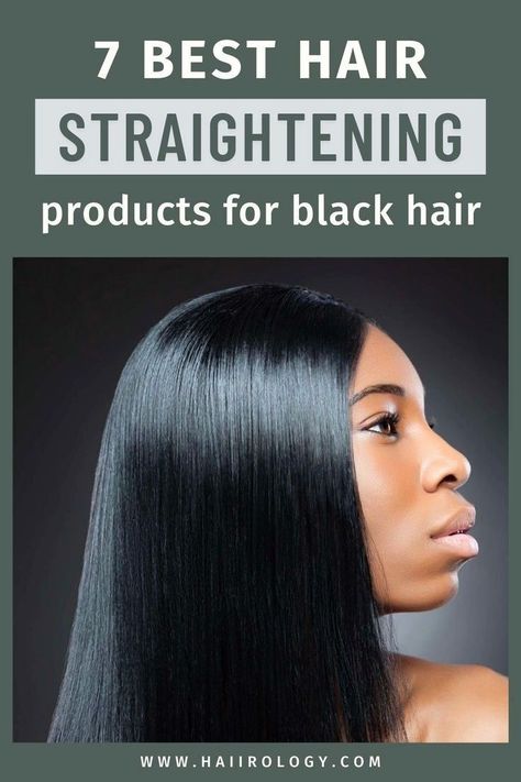 Wavy Curly Black Hair, Straightening Hair Tips, Best Hair Serum, Straightening Curly Hair, Curly Black Hair, Straightening Natural Hair, Best Hair Straightener, Frizz Free Hair, Ethnic Hairstyles