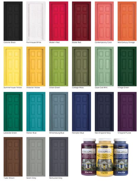 Paint A Door, Front Door Paint, Exterior Door Colors, Door Paint, Front Door Paint Colors, Door Paint Colors, Best Paint, Painted Front Doors, التصميم الخارجي للمنزل