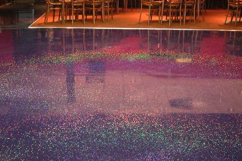 Expoy Resin, Cabana Decor, Seamless Flooring, Glitter Floor, Resin Floors, Epoxy Resin Flooring, Resin Flooring, Glitter Grout, Old Concrete