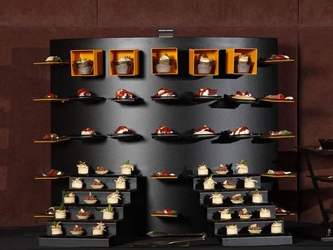 Buffet Systems for Coffee breaks, Breakfast buffet and Brunch buffet Buffet Theme, Buffet Presentation, Party Buffet Table, Catering Food Displays, Buffet Table Decor, Gourmet Appetizers, Best Buffet, Outside Catering, Catering Buffet