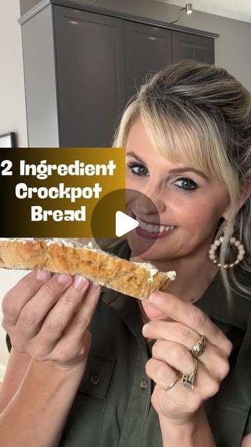 Leslie Weiser | Decorating, Recipes &  More on Instagram: "2 Ingredient CrockPot Bread  Ingredients * 3 cups of self-rising flour * 1 can (12 oz) of beer, any kind Directions 1. Combine the self-rising flour and beer in a large bowl, stirring until just mixed. It’s okay if the batter is a bit lumpy. 2. Generously grease your slow cooker or line it with parchment paper for easier cleanup. 3. Pour the dough into the prepared slow cooker. The dough will be sticky, but that’s normal. 4. Cook on high for 1 1/2 to 2 hours. The bread is ready when the top is firm and a toothpick inserted in the center comes out clean. (internal temp of 190-to over 200F).  5. Remove the loaf from the slow cooker and allow it to cool before slicing. Letting it cool will make it easier to slice neatly. Feel free to Crockpot Bread, Slow Cooker Bread, Biscuit Rolls, Beer Bread, Bread Ingredients, Food Wraps, Self Rising Flour, 2 Ingredient, Crock Pot Slow Cooker