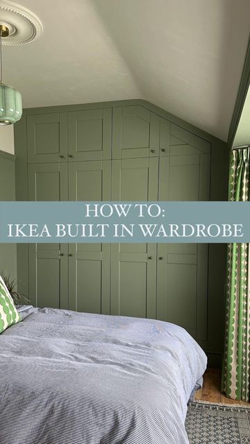 Ikea Built In Wardrobe, Ikea Built In Wardrobes, Diy Built In Wardrobes, Wardrobe Transformation, Wisteria Cottage, Ikea Wardrobe Hack, Ikea Vases, Ikea Eket, Cottage Extension