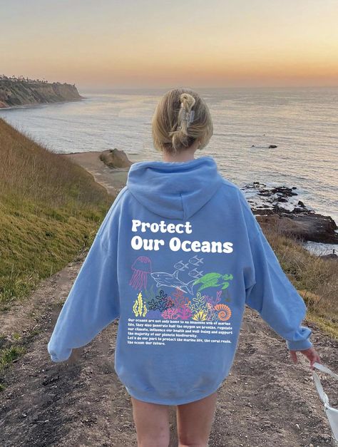 Protect Our Oceans Hoodie, Vsco Ocean Tee, Marine Life Lover Pinterest Sweatshirt, Ocean Vibes Summer Beach Hoodie, Aesthetic Gym Shirt This unisex heavy blend hooded sweatshirt is relaxation itself. Made with a thick blend of cotton and polyester, it feels plush, soft and warm, a perfect choice for any cold day. In the front, the spacious kangaroo pocket adds daily practicality while the hood's drawstring is the same color as the base sweater for extra style points. .: 50% cotton, 50% polyester Respect The Locals, Ocean Room, Save The Ocean, Beach Hoodie, Beachy Aesthetic, Aesthetic Gym, Hoodie Aesthetic, Marine Biologist, Surf Shirt