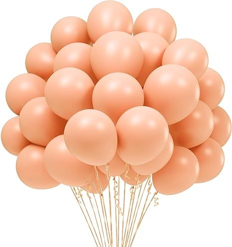 Amazon.com: Peach Balloons, 30 pcs Pastel Orange Latex Balloons 10 Inch, Light Orange Balloons for Baby Shower Birthday Gender Reveal Wedding Party Decorations : Toys & Games Peach Balloons, Balloons For Baby Shower, Wedding Macarons, Pastel Birthday, Orange Balloons, Birthday Photo Props, Pastel Orange, Party Scene, Graduation Decorations