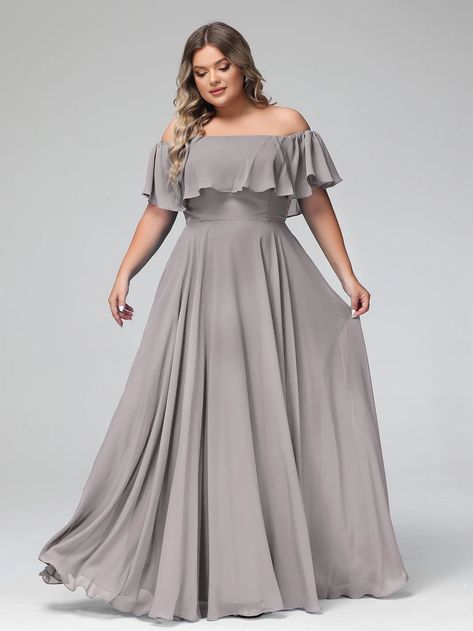 A Line Plus Size Wedding Dress, Birthday 19, Tulle Bridesmaid Dresses, Dinner Dresses, Empire Waist Maxi, Tulle Bridesmaid, Plus Size Wedding Dress, Tulle Bridesmaid Dress, Trendy Fall Outfits