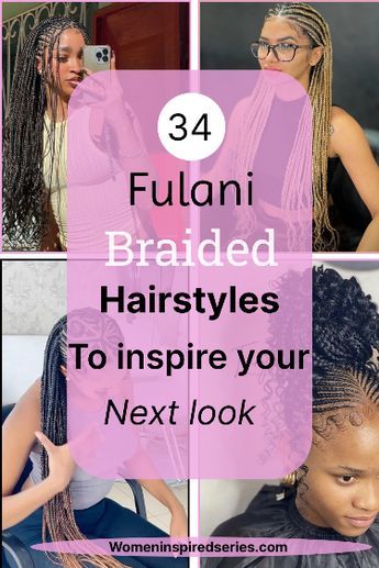 Fulani braids, deeply rooted in the cultural heritage of the Fulani tribe of West Africa, have transcended both time and borders to become a captivating and versatile hairstyle celebrated worldwide. |fulani braids|fulani hairstyle |protective hairstyle | tribal braids | braided hairstyle |braids |Goddess braids | Knotless Braids| #hairfashion Hairstyle Protective, Straight Back Cornrows, Braids Goddess, Braids Knotless, Chic Style Inspiration, Hairstyle Braids, Going Blonde, Braids Styles, Protective Hairstyle