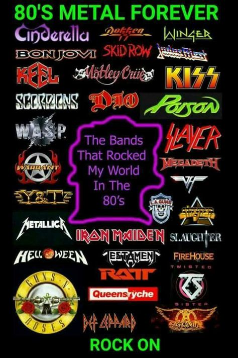 80's Metal Bands                                                                                                                                                                                 More Hair Metal Bands 80's, Heavy Metal Bands Logo, Cricket Fonts, 80s Metal Bands, 80's Hair, 80s Hair Metal, 80s Rock Bands, Hair Metal Bands, Rock Band Logos