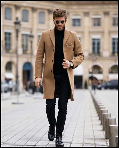 Camel Coat Outfit, Poses Portrait, Long Coat Men, Men's Trench Coat, Trench Coat Outfit, Tan Coat, Outfit For Men, Mens Fashion Smart, Mens Trendy Outfits