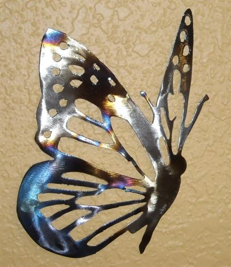 Metallic Butterfly, Metal Butterfly, Metal Butterfly Wall Art, Sheet Metal Art, Pewter Art, Metal Embossing, Sculpture Metal, Pewter Metal, Metal Wall Sculpture