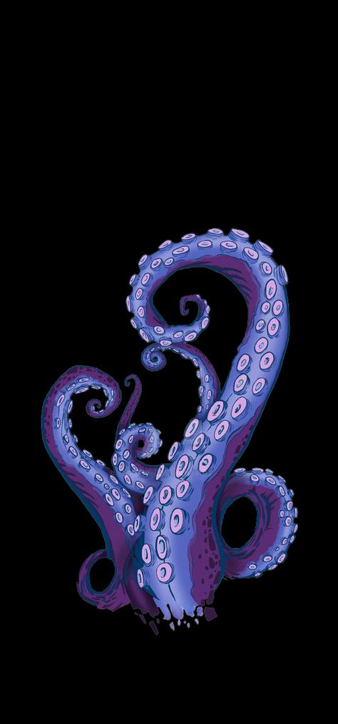 Purple Tentacle Aesthetic, Kraken Mural, Octopus Wallpaper Iphone, Squid Wallpaper, Tentacle Tattoo, Ocean Creatures Art, Octopus Wallpaper, House Concert, Wallpapers Abstract