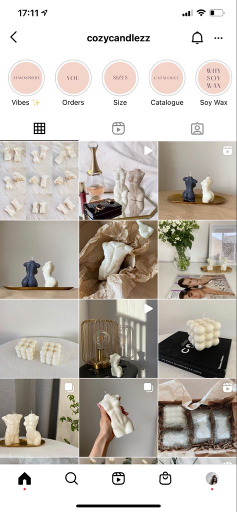 Candles Aesthetic Instagram Feed, Candle Business Instagram Feed, Candle Shop Aesthetic, Candle Instagram Posts, Candle Instagram Feed, Candles Business, Luxury Candle Brands, Creation Bougie, Diy Candles Homemade