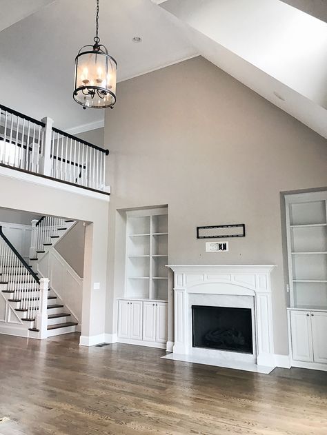 Empty Rooms Interior, Mirrored Side Tables, Room Focal Point, Empty House, Southern Curls And Pearls, Living Room Reveal, Oversized Furniture, Perfect Living Room, Empty Room