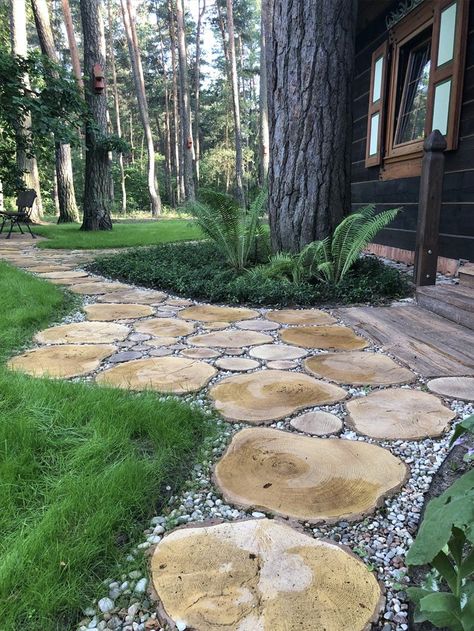 Dream Garden Vegetable, Casa Hobbit, Garden Paving, Garden Walkway, Garden Steps, Rock Garden Landscaping, Backyard Fire, Outdoor Decor Backyard, Garden Pathway