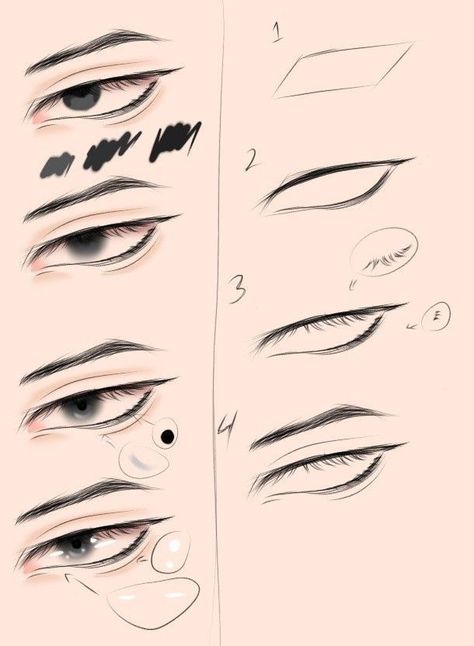 #digitalart #artist #oc #charcterdesign #art #illistration #procreate #digitalartist #howtodraw #anime #manga #reference #poses #inspo #trendy How To Draw Eyes Step By Step Realistic, Eyes Tutorial Drawing Step By Step, Eyes Tutorial Drawing Anime, How To Draw Boys Eyes, How To Draw A Eye Step By Step, Boys Eyes Drawing, Easy To Draw Eyes, How To Draw Boy Eyes, How To Draw Eyes Step By Step