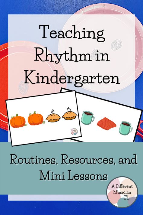 Kindergarten Rhythm Activities, Rhythm Songs For Preschoolers, Rhythm Games For Kids, Music Lessons For Kids Rhythm Games, Kindergarten Music Activities, Music Kindergarten, Kindergarten Routines, Kindergarten Music Lessons, Music Class Activities