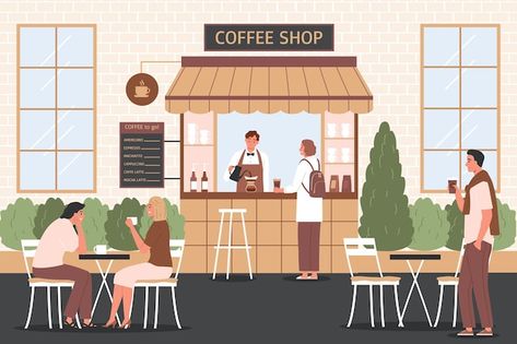 Coffee Shop Clipart, Coffee Shop Cartoon, Coffee Shop Drawing, Cafe Cartoon, Coffee Shop Illustration, Coffee Shop Background, Cafe Pictures, Coffee Cartoon, Shop Background