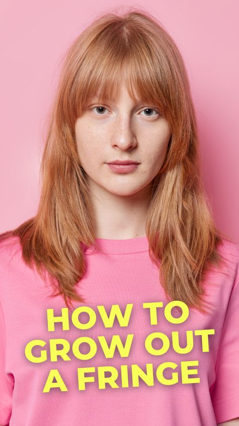 How To Grow Out A Fringe (Get Out Of The Awkward Stage FAST!) - Expert Home Tips Growing Bangs Out Haircut, Letting Bangs Grow Out, Growing Out A Fringe Hairstyles, How To Make Bangs Grow Faster, Grow Bangs Out Fast, How To Grow Out Layers In Hair, How To Grow Bangs Out Faster, Hairstyles For Growing Out Fringe, How To Grow Out A Fringe