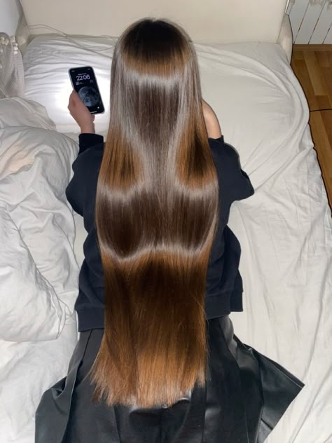 Long Hair Silky, Shiny Healthy Hair, Gloss Hair, Long Shiny Hair, Long Healthy Hair, Long Silky Hair, Long Brown Hair, Long Hair With Bangs, Long Straight Hair