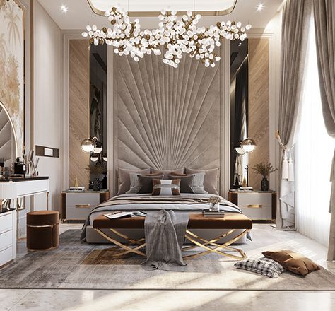 Classic Bedroom Design Luxury, Royal Luxury Bedroom Design, Classic Luxury Bedroom, Bedrooms Interior Design, Women Bathroom, Modern Contemporary Bedroom, Luxury Bedroom Interior, Luxury Kids Bedroom, Luxe Bedroom