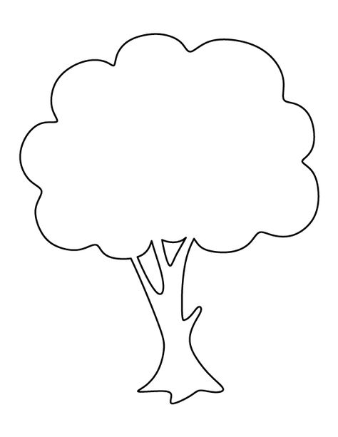 Apple tree pattern. Use the printable outline for crafts, creating stencils, scrapbooking, and more. Free PDF template to download and print at http://patternuniverse.com/download/apple-tree-pattern/ Tree For Coloring, Tree Pattern Printable, Apple Tree Template, Trees Outline, Tree Printable Free, Printable Tree, Printable Outline, Family Tree Printable, Tree Coloring