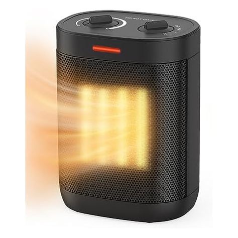 Amazon.com: andily Space Heater Electric Heater for Home and Office Ceramic Small Heater with Thermostat, 750W/1500W : Home & Kitchen Small Space Heater, Small Heater, Space Heaters, Ceramic Heater, Portable Heater, Electric Heater, Space Heater, Heating Element, Air Quality