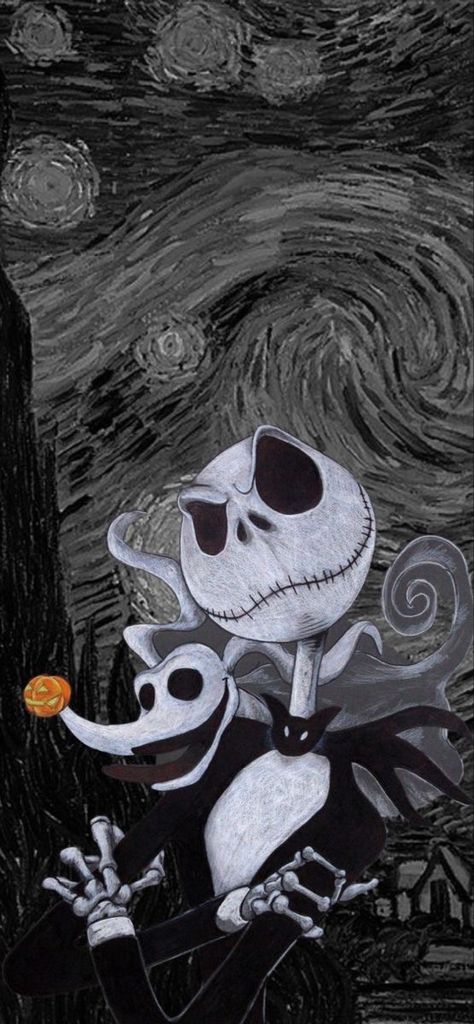 Zero And Jack Skellington, Jack Skellington Lockscreen, Zero Wallpaper Nightmare, Jack Skellington Wallpaper Aesthetic, Jack The Skeleton Wallpaper, Sally And Jack Wallpaper, Disney Halloween Wallpaper Iphone, Sally Background, Nightmare Before Christmas Background