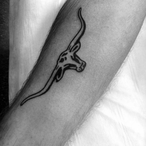 Black Ink Longhorn Male Small Texas Inspired Tattoo On Forearm Longhorn Cow Tattoo, Long Horn Tattoo For Women, Longhorn Tattoo, Bull Skull Tattoos, Cowgirl Tattoos, Cowboy Tattoos, Cow Tattoo, Tatuagem Masculina Pequena, Texas Tattoos