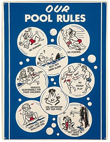 pool bathroom Pool Hooks, Beach Towel Storage, Residential Signs, Pool Bathrooms, Pool Rules Sign, Swimming Pool Signs, Pool Rules, Pool Hacks, Pool Signs